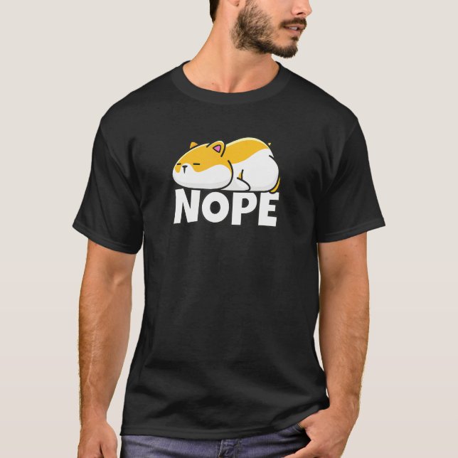 Hamster Nope T-Shirt (Front)