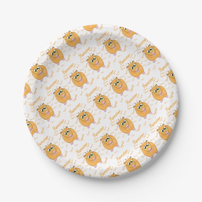 hamster paper plate (Front)