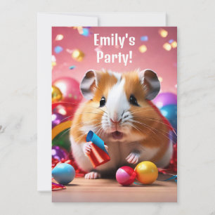 Hamster Party Invitation