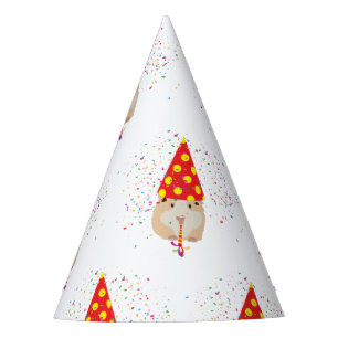 Hamster Partying - Animals Having a Party Hat