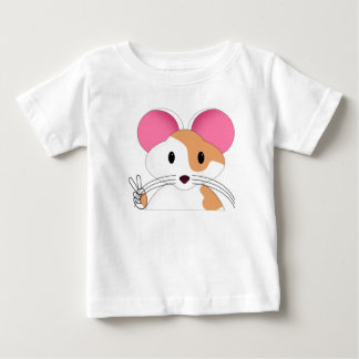 Hamster Peace Sign Baby T-Shirt