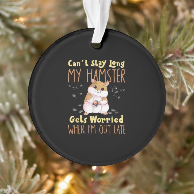 Hamster Pet Hamster Owners Ornament (Tree)