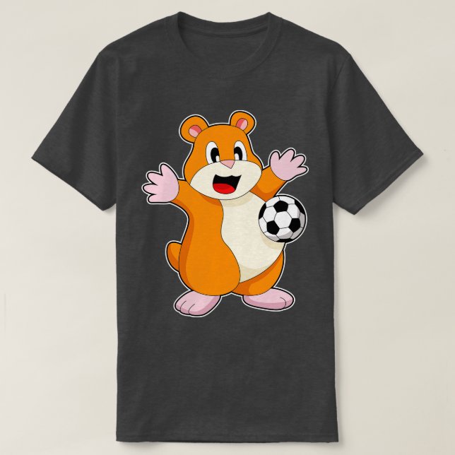 Hamster player Soccer T-Shirt (Design Front)