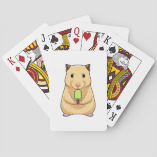 Hamster Popsicle Playing Cards