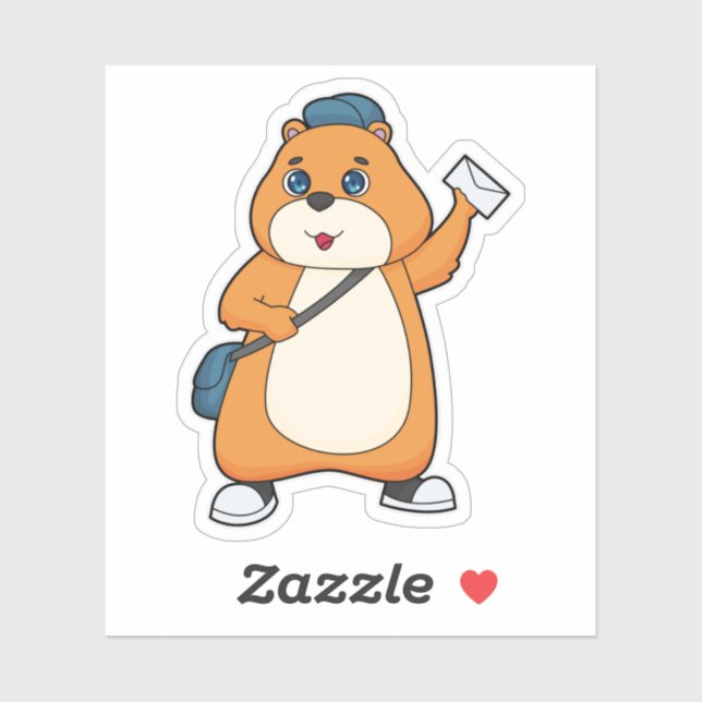 Hamster Postman Letter (Sheet)