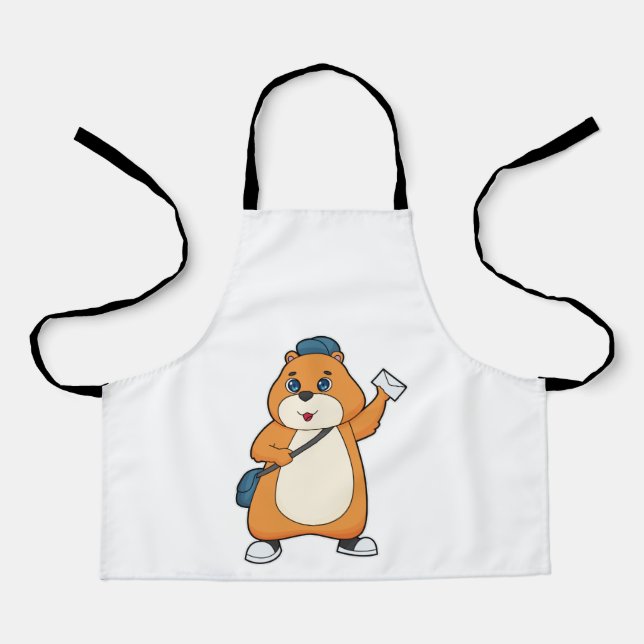 Hamster Postman Letter Apron (Front)