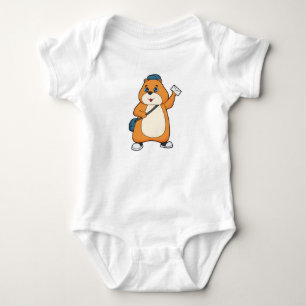 Hamster Postman Letter Baby Bodysuit