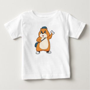 Hamster Postman Letter Baby T-Shirt
