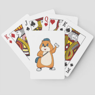 Hamster Postman Letter Playing Cards
