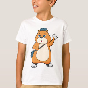 Hamster Postman Letter T-Shirt