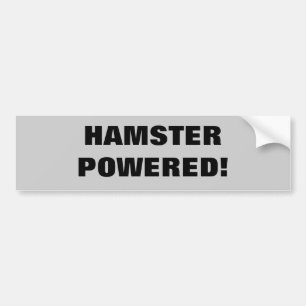 Hamster Powered Bumper Sticker
