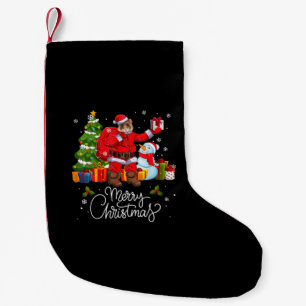 Hamster Santa Christmas Family Group Matching Small Christmas Stocking