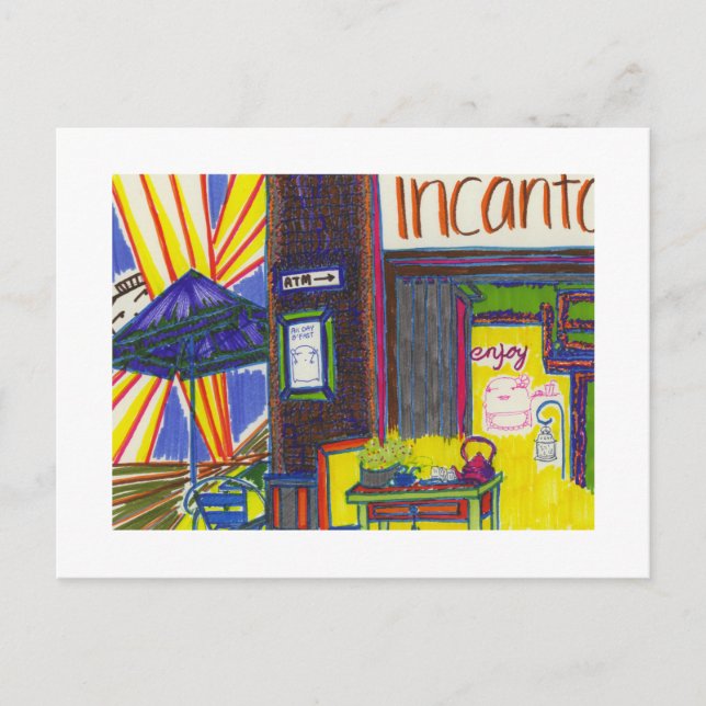 hamster series-2014-Incanto Cafe Postcard (Front)