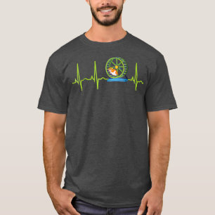 Hamster Shirt for Kids - Hamster Wheel Heartbeat
