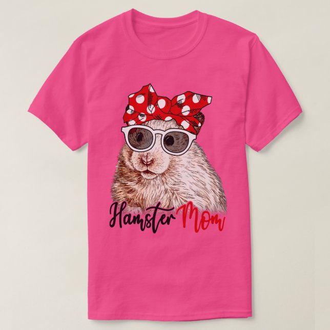 Hamster Shirt Hamster Mum Bandanna (Design Front)