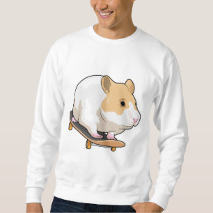 Hamster Skater Skateboard Sweatshirt