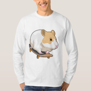 Hamster Skater Skateboard T-Shirt