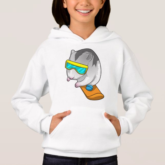 Hamster Snowboarder Snowboard (Front)