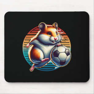 Hamster Soccer Player Cool Byll Champion Kids Mouse Mat
