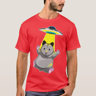 Hamster Spaceship Space T-Shirt