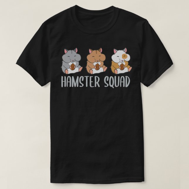 Hamster Squad Funny Hamsters Rodent Team  T-Shirt (Design Front)