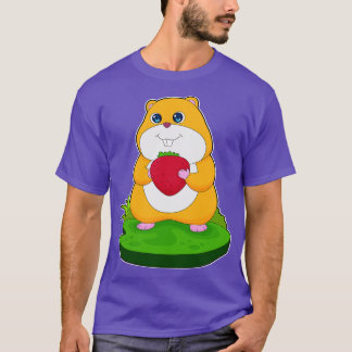 Hamster Strawberry Fruit T-Shirt