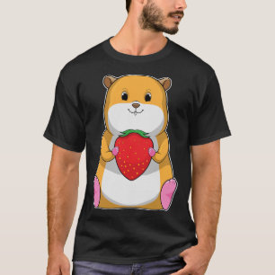 Hamster Strawberry Fruit T-Shirt