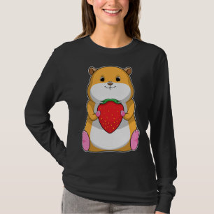 Hamster Strawberry Fruit T-Shirt