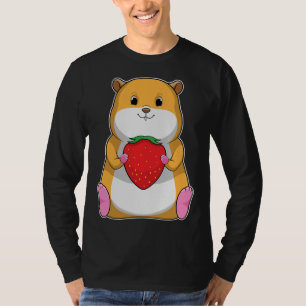 Hamster Strawberry Fruit T-Shirt