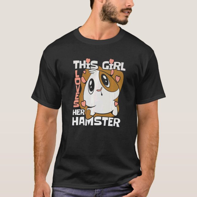 Hamster Syrian Hamster Dwarf Hamster Gril   T-Shirt (Front)