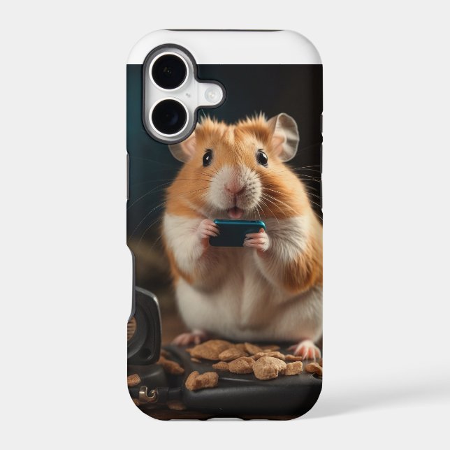 Hamster talking on cell phone (Back)