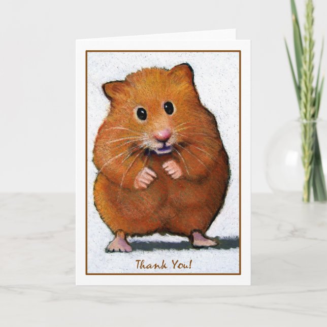 HAMSTER THANK YOU CARD (Front)