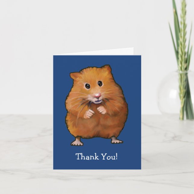 HAMSTER: THANK YOU CARD: ART (Front)