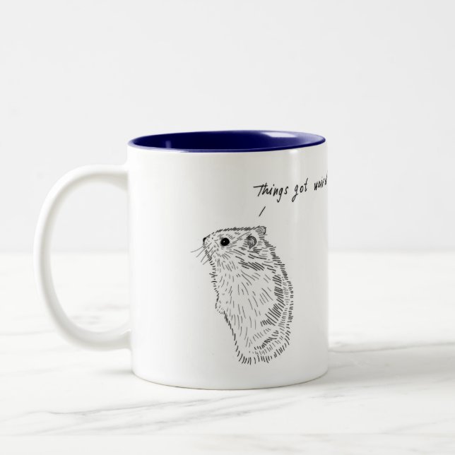Hamster, Things Got Weird, Animal Mug (Left)
