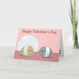 Hamster Valentine's Day Card