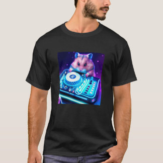 Hamster Vaporwave DJ  Aesthetic Boys Girls Men Wom T-Shirt