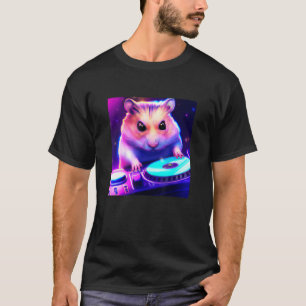 Hamster Vaporwave DJ  Aesthetic Boys Girls Men Wom T-Shirt