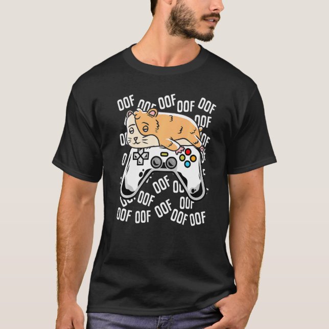 Hamster Video Game Noob Oof Kids Boys Girls T-Shirt (Front)