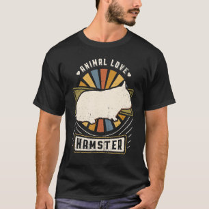 Hamster Vintage Classic Retro Animal T-Shirt