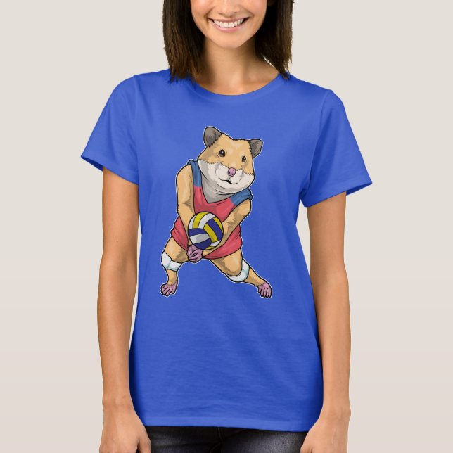 Hamster Volleyball player Volleyball T-Shirt (Front)