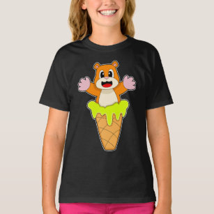 Hamster Waffle ice cream T-Shirt