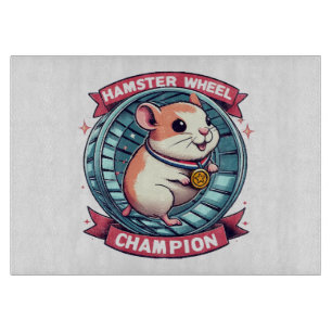 Hamster Wheel Champion Cutting Board