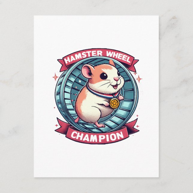Hamster Wheel Champion Enclosure Card (Back)