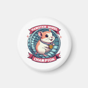 Hamster Wheel Champion Magnet