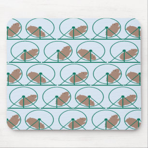 Hamster Wheel Mousepad