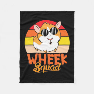 Hamster Wheel Squad Fleece Blanket