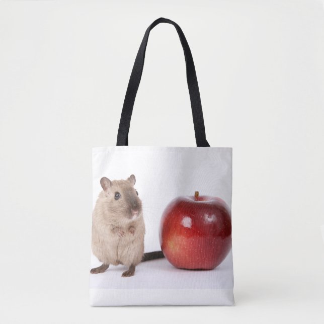 Hamster with Apple Tote (Front)