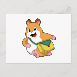 Hamster with Bag.PNG Postcard