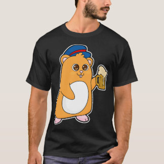 Hamster with Beer T-Shirt