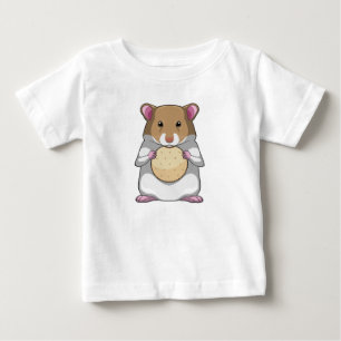 Hamster with Biscuit Baby T-Shirt